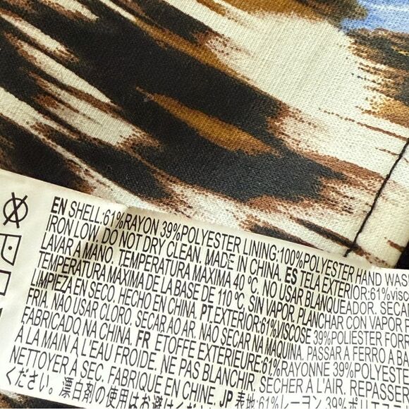 Forever 21 Animal Print Slip Dress NEW Black Blue Tan - Picture 11 of 12